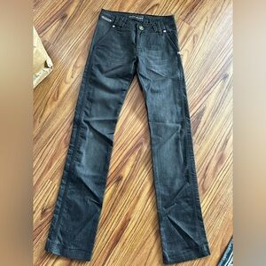 Yves Saint Laurent Dark Gray Straight Jeans